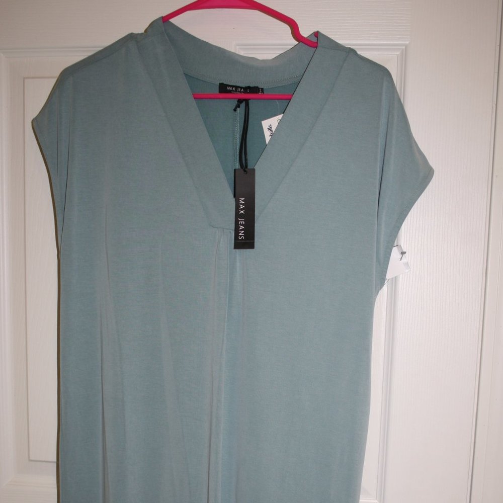 Max Jeans cocktail dress, sage green, size small,